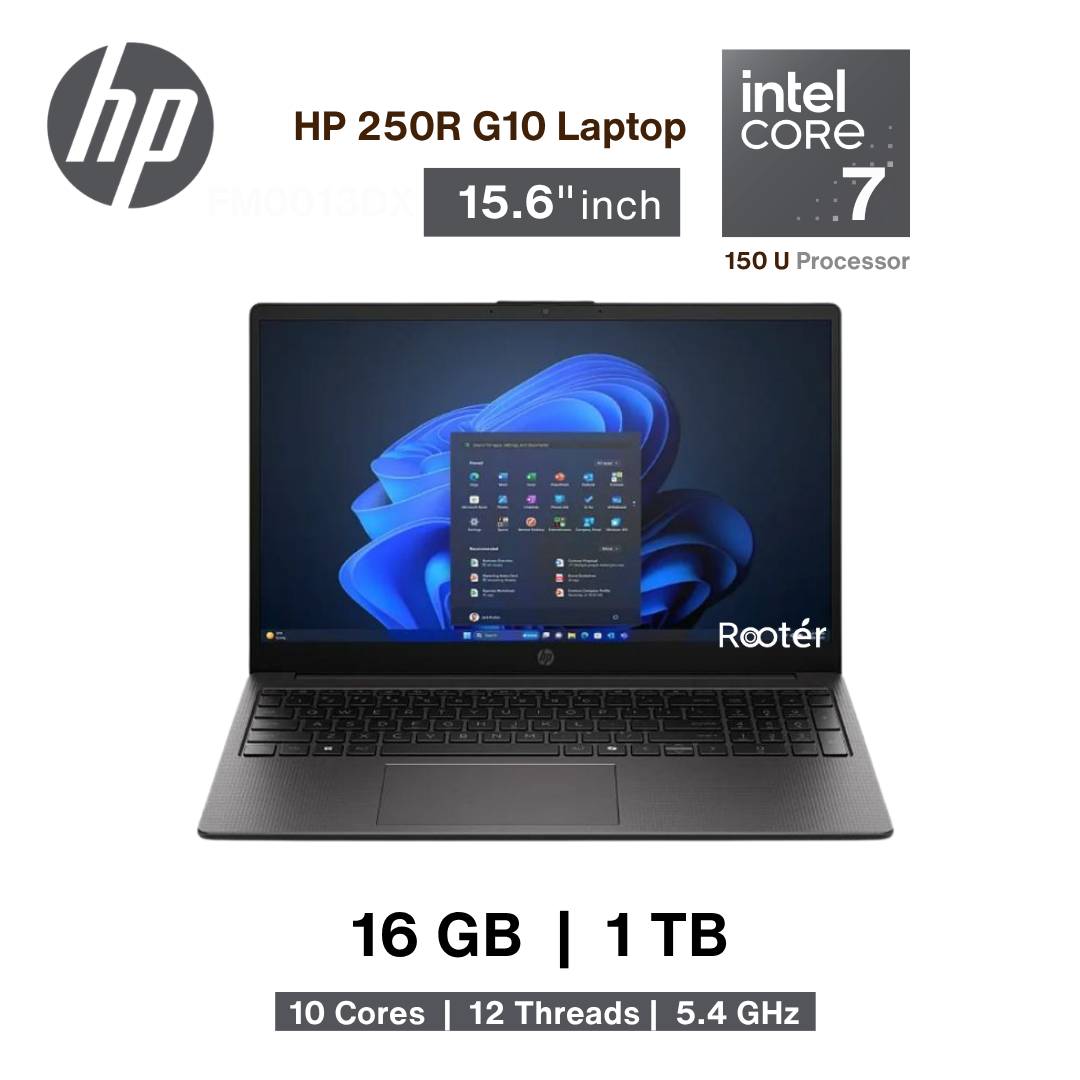 HP 250R G10 Laptop 16 GB Ram 1 TB SSD - Notebook Pc