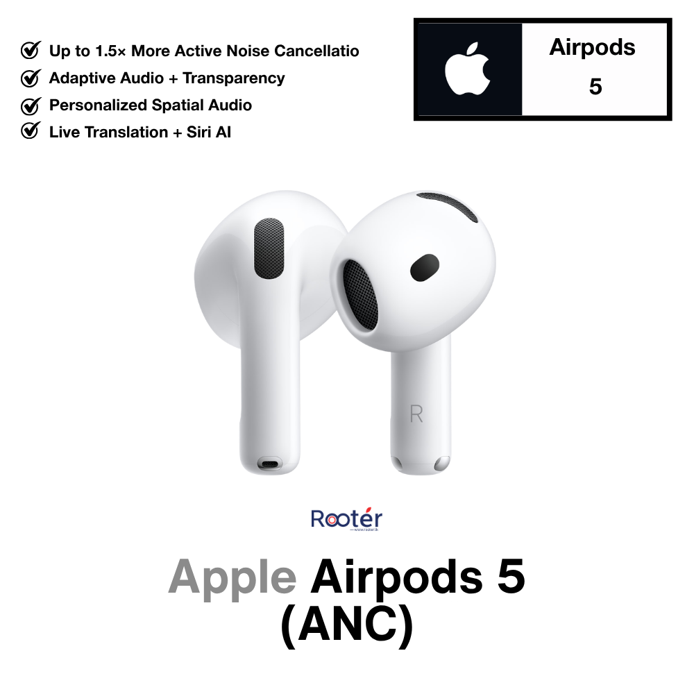 Apple AirPods 5 with USB-C Charging Case | Active Noise Cancellation | H2 Chip
