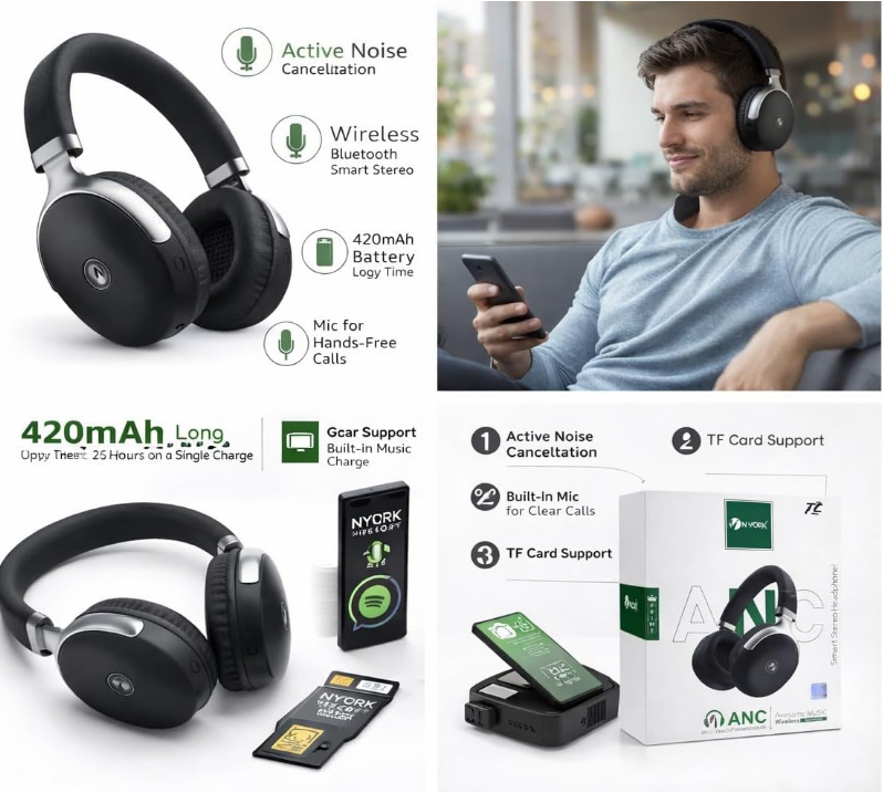 ANC Wireless Headphone