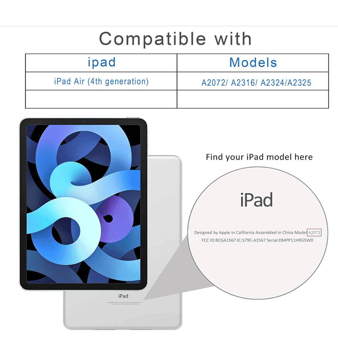 iPad Air 4 Back Cover 10.9 (2022) Protective Cover