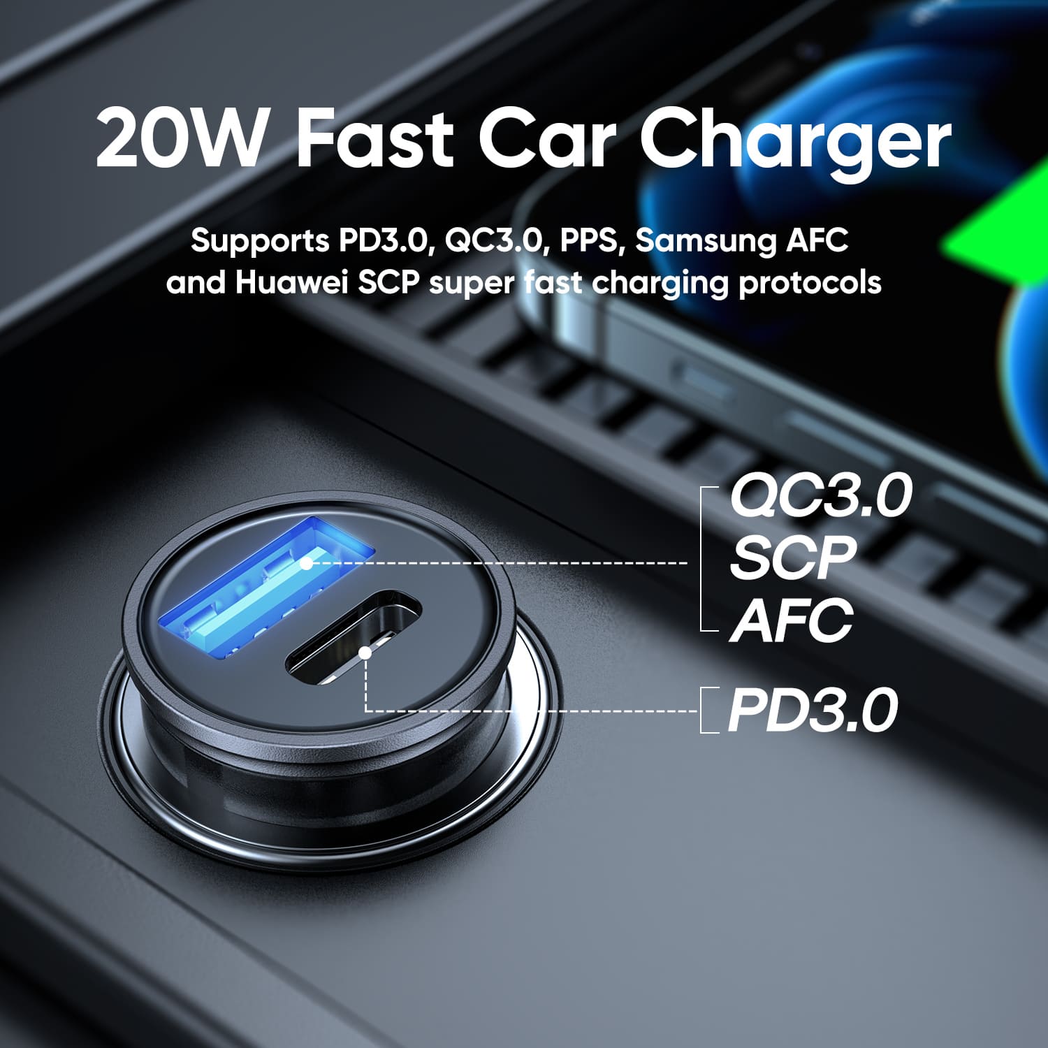 CAR CHARGER 20W JOYROOM