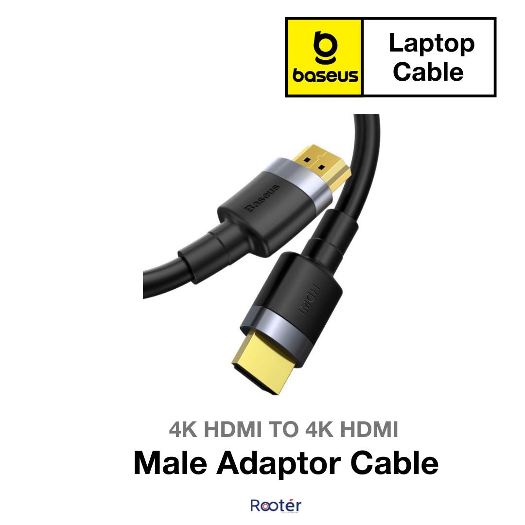 Baseus 4K HDMI Male to 4K HDMI Male cable