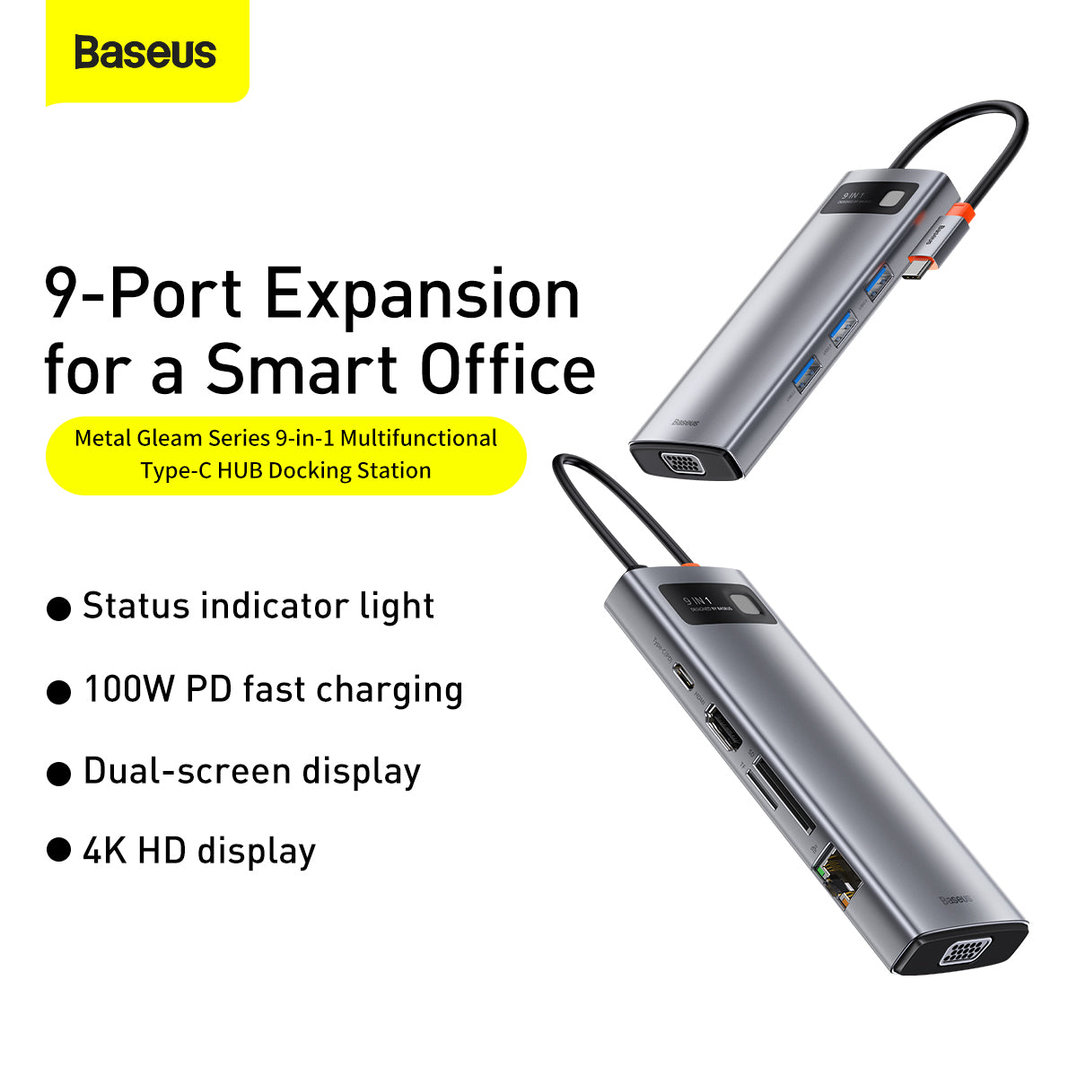 Baseus 9 in 1 Type C Hub