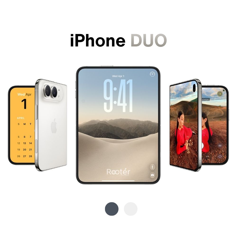Apple iPhone Duo Foldable – 7.6″ Super Retina XDR | A20 Pro Chip | 48MP Dual Fusion Camera | iOS 27