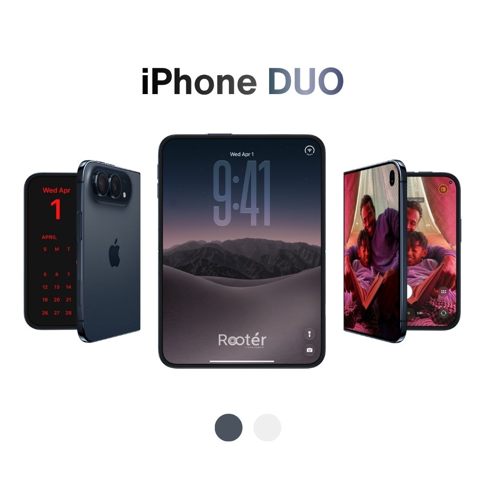 Apple iPhone Duo Foldable – 7.6″ Super Retina XDR | A20 Pro Chip | 48MP Dual Fusion Camera | iOS 27