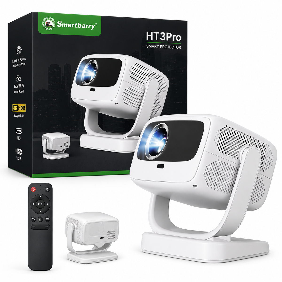 Projector HT3 Pro Smartbarry 8K