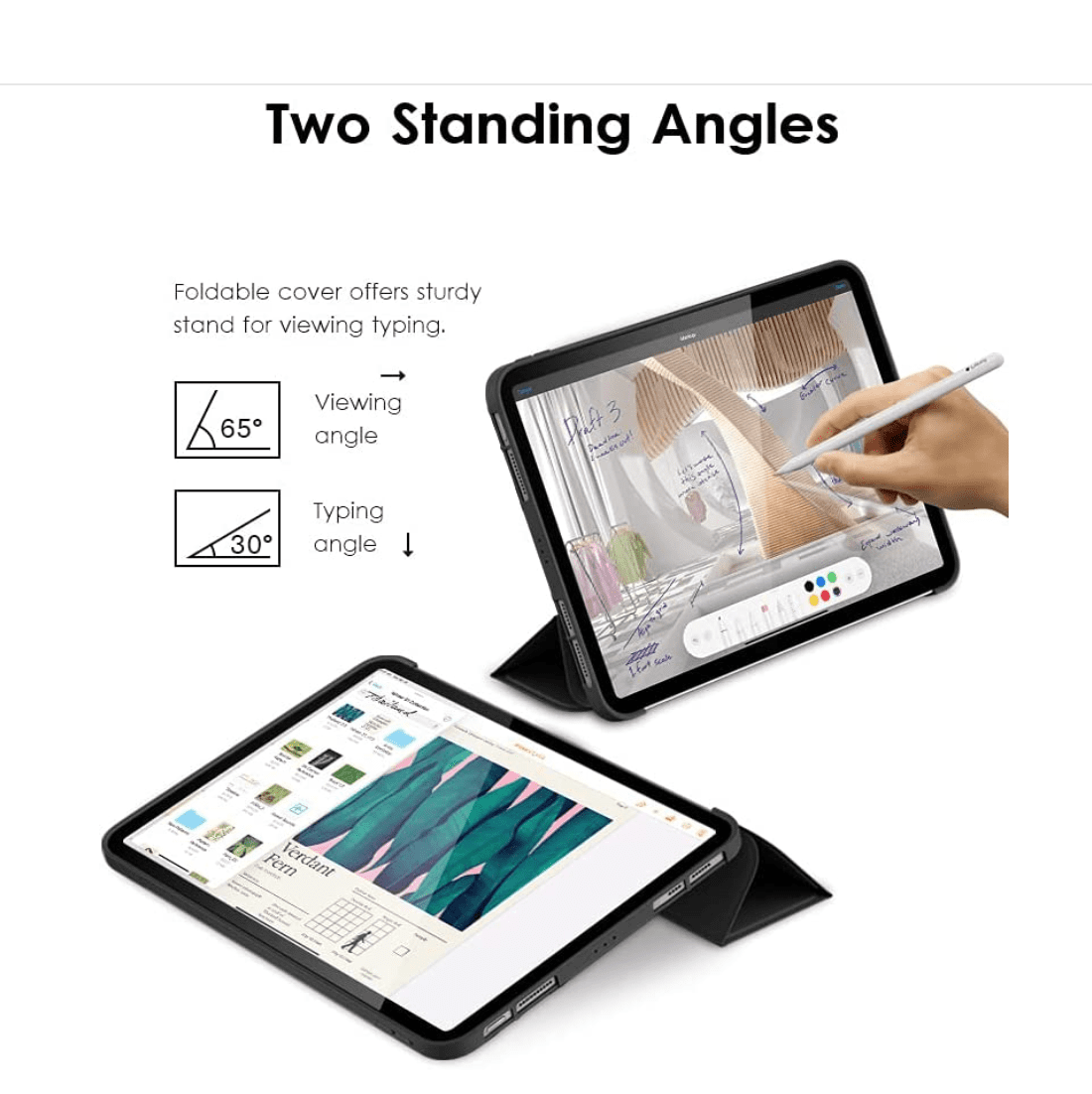 iPad Pro 11 inch Back Cover Case (M1 & M2) Protective Cover