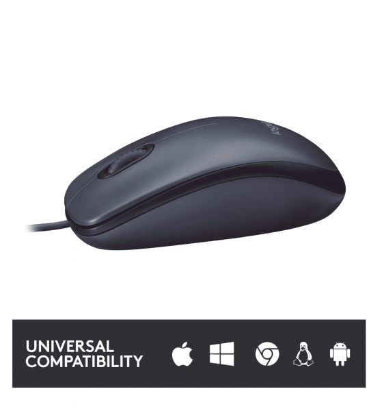 Logitech B100 | Wired Mouse