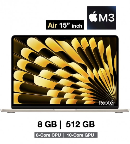 MacBook Air 15" M3 8GB 512GB