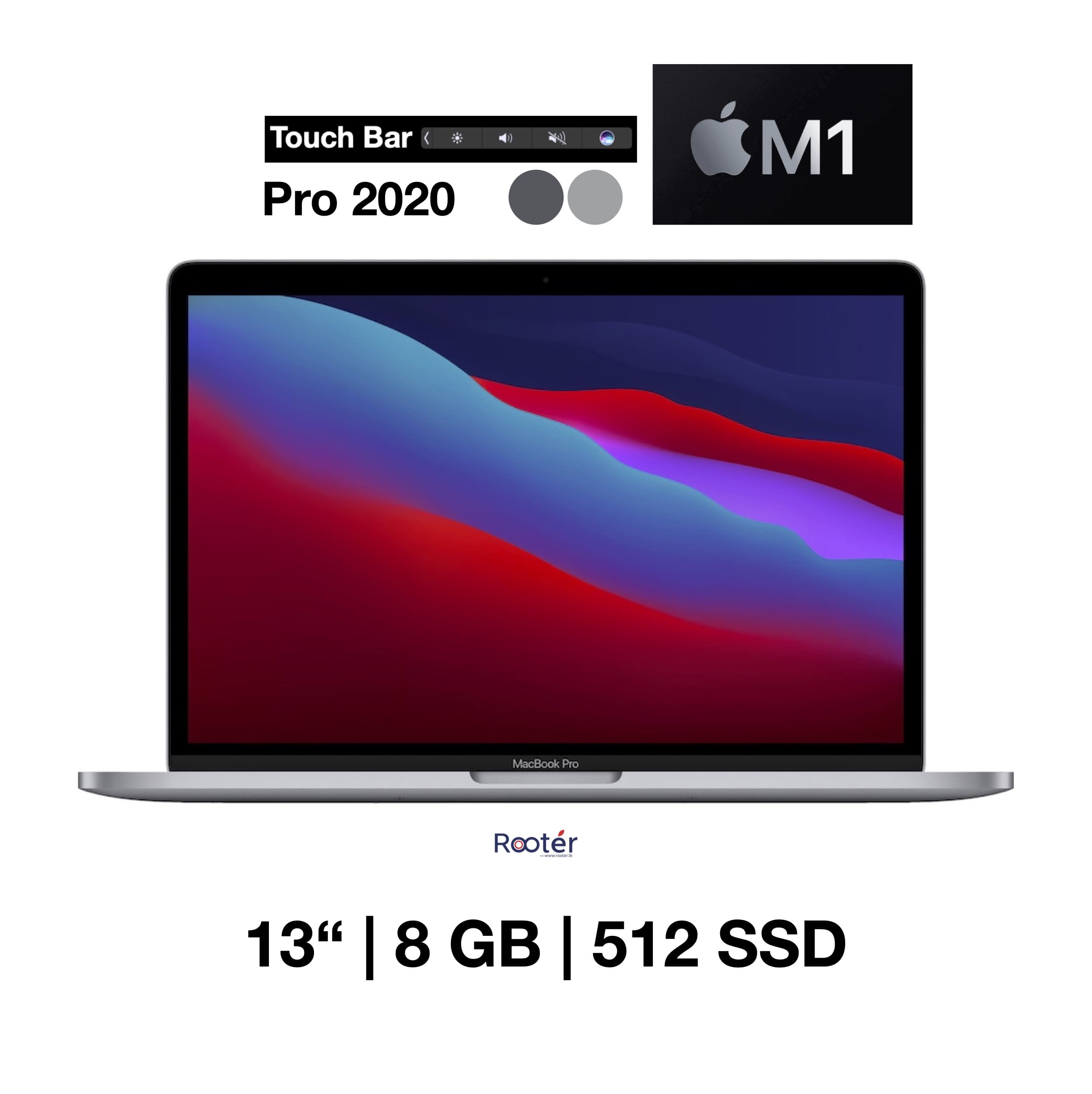 Apple MacBook pro M1 chip 8GB 512GB MYD92 (2020 Late)